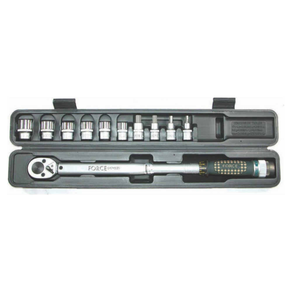 11pc 3/8" Torque wrench set