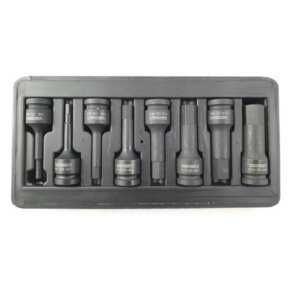 1/2'' Krachtdoppen set Inbus 8-delig