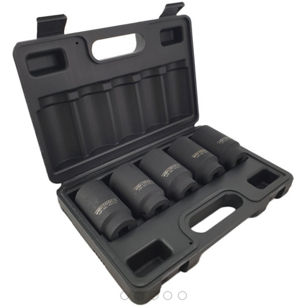 1/2'' Krachtdoppen set lang 12-kant / 5-delig