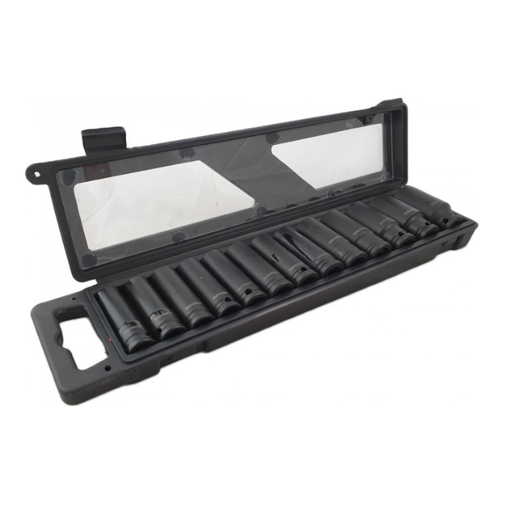 1/2'' Krachtdoppen set lang 13-delig