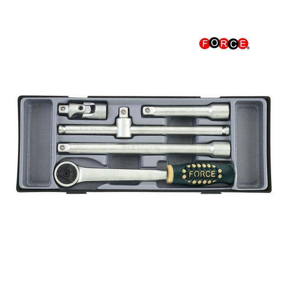1/2" Ratelset 5delig (Groen)