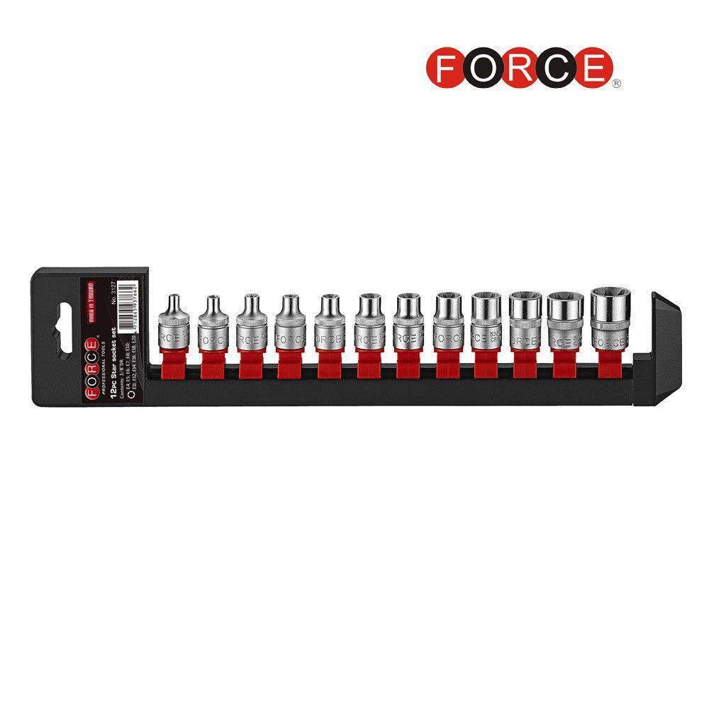 12pc 3/8"DR. Star socket set