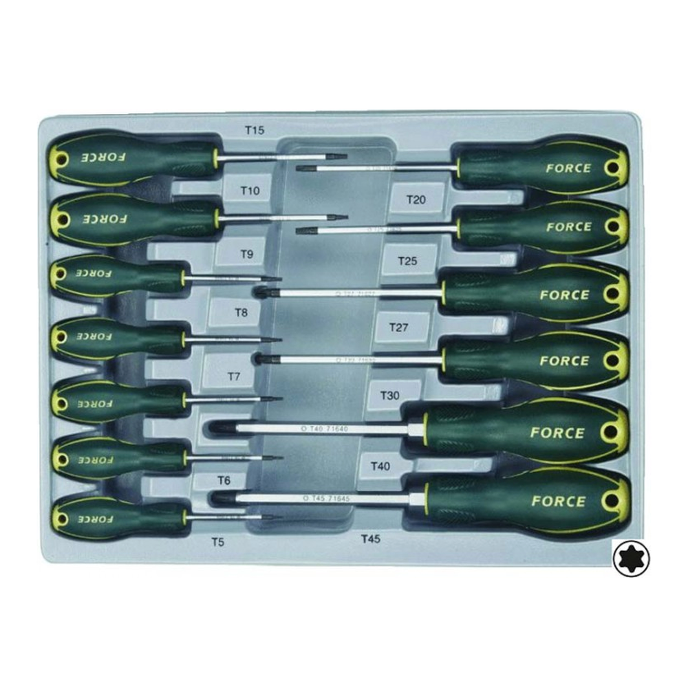 13pc Star screwdriver set