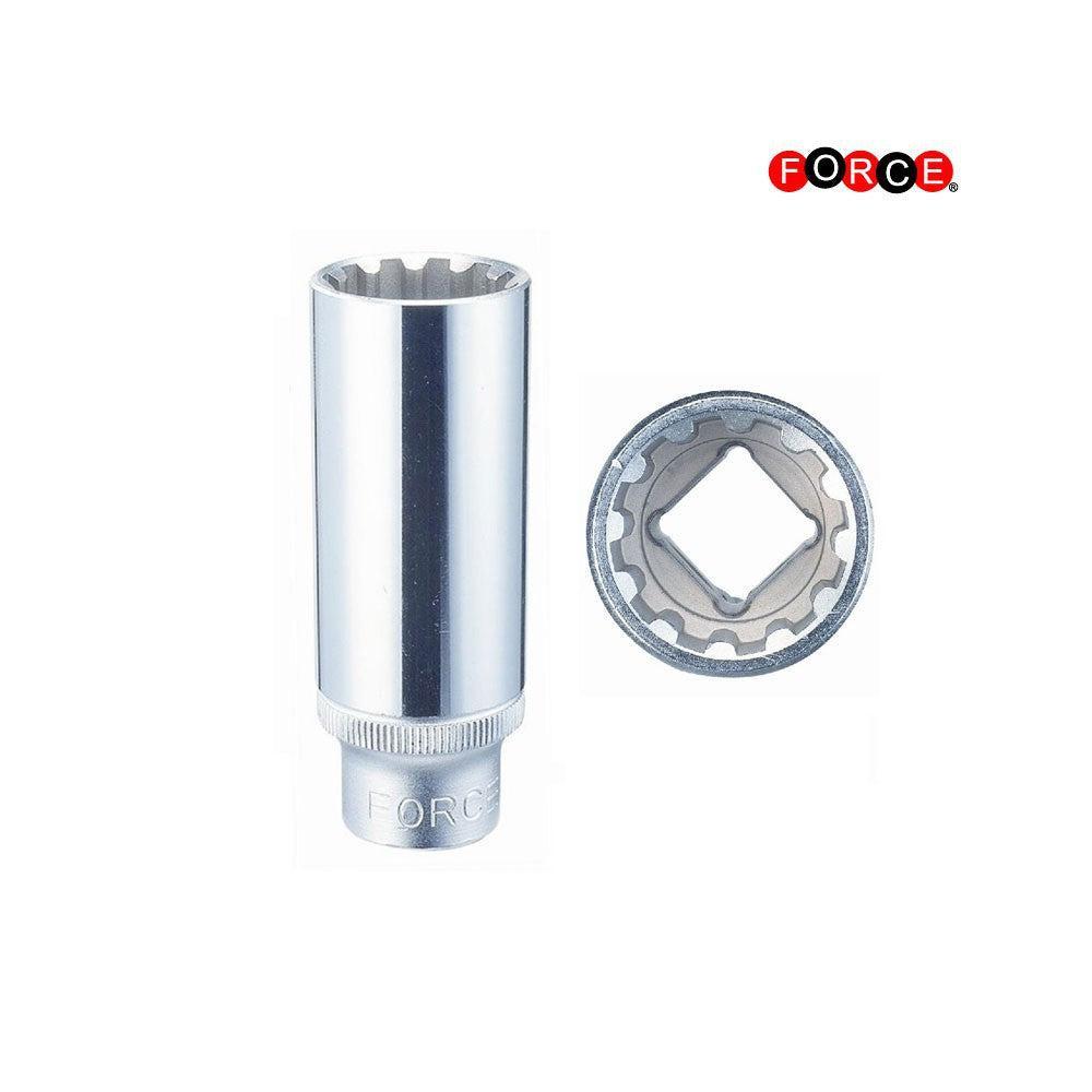 1/4" Deep spline socket 12