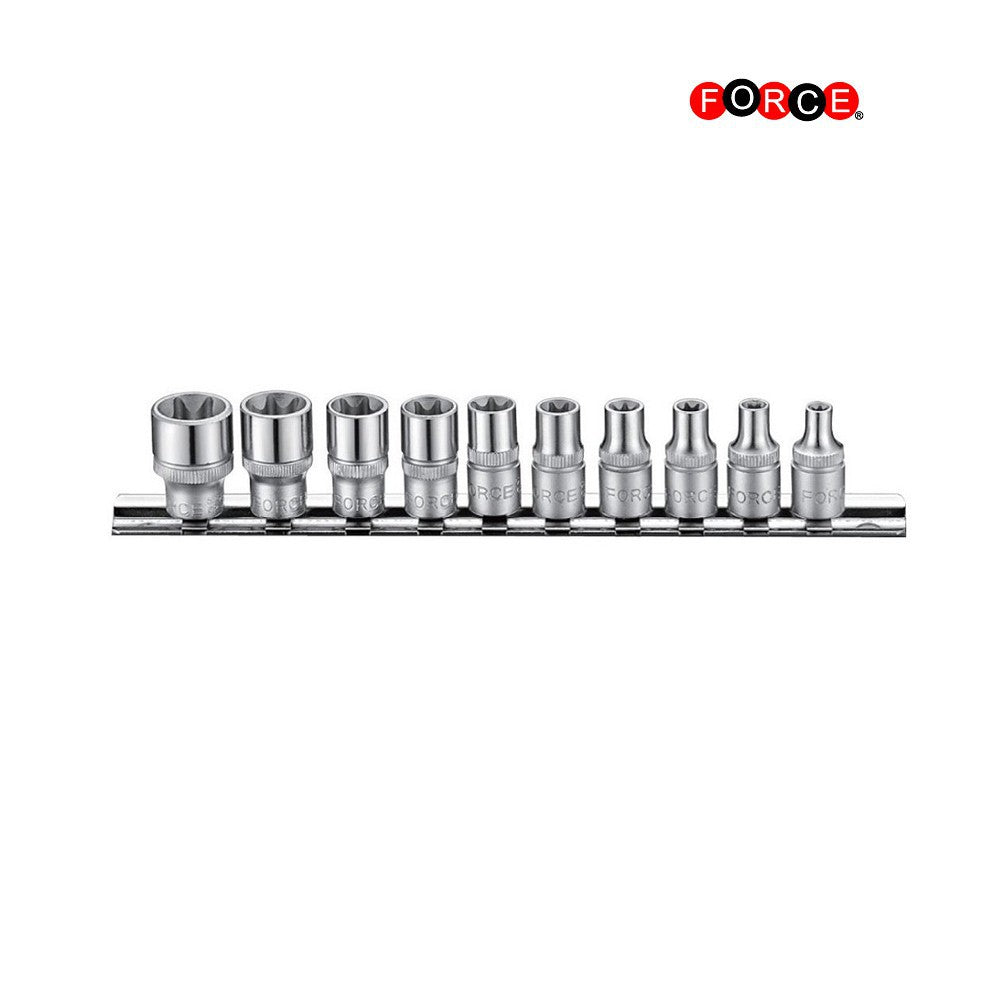 1/4" Doppenset Torx 10 delig