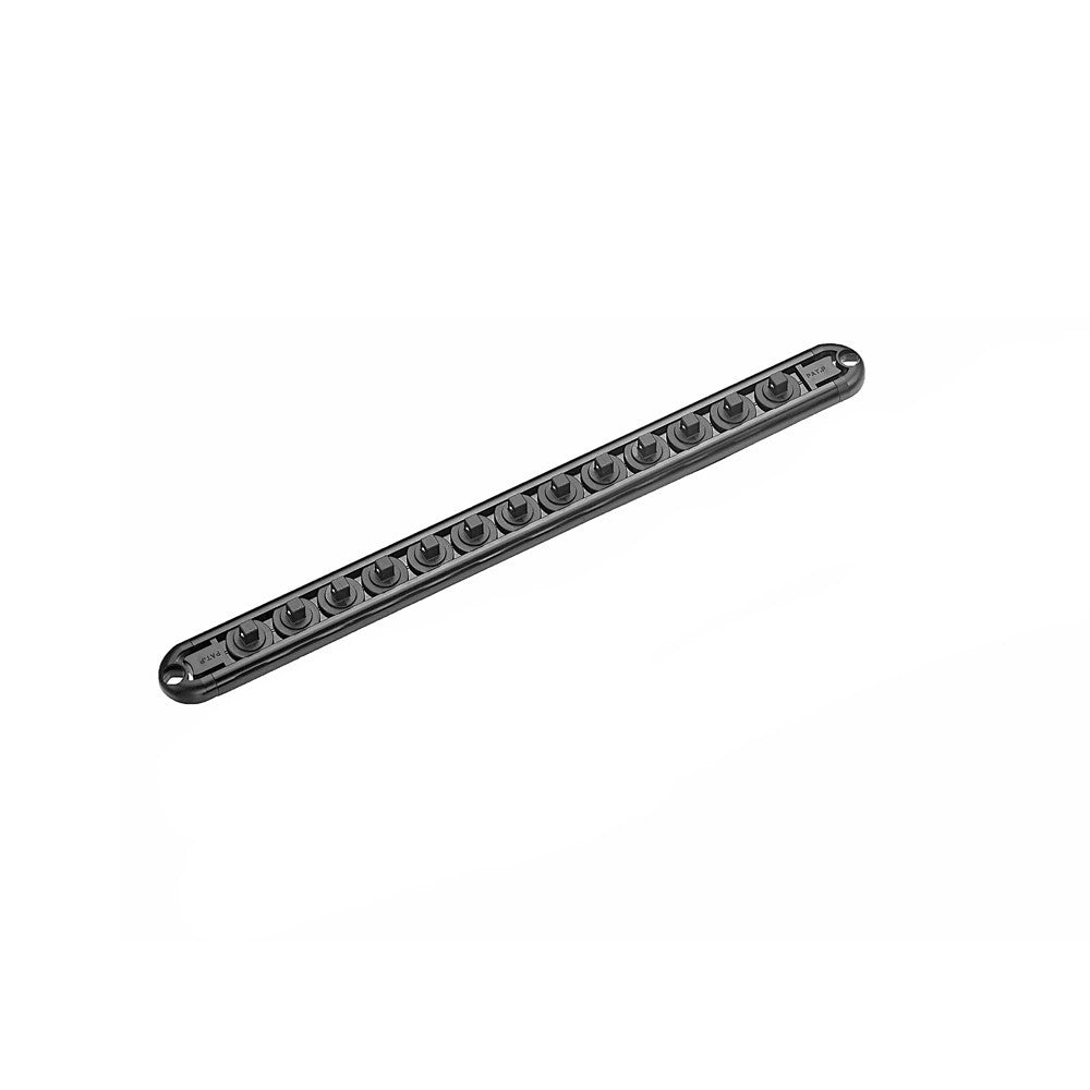 1/4"DR. Aluminum socket rail with QR fastener 13pc, 300mmL