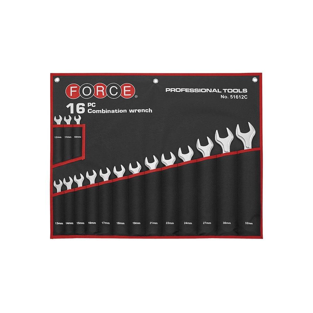 16pc Combination wrench set (Cloth bag)