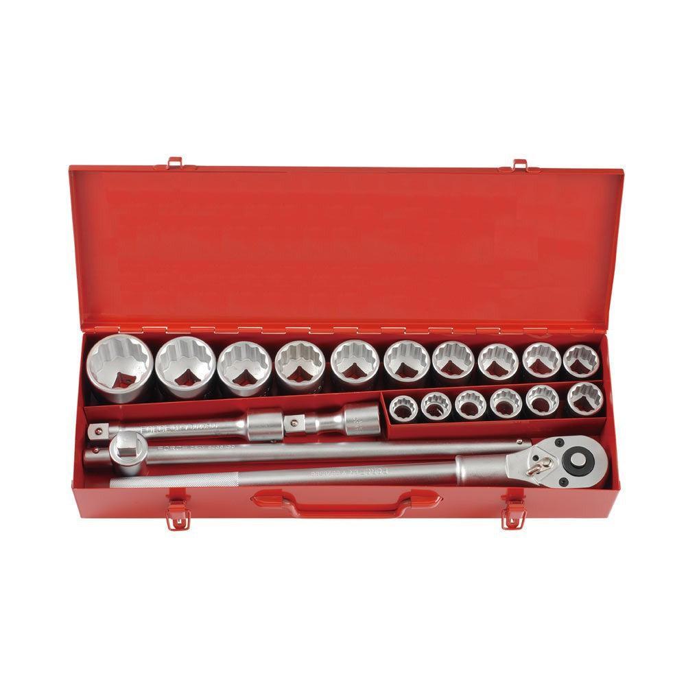 20pc 3/4" 12pt. Flank socket set