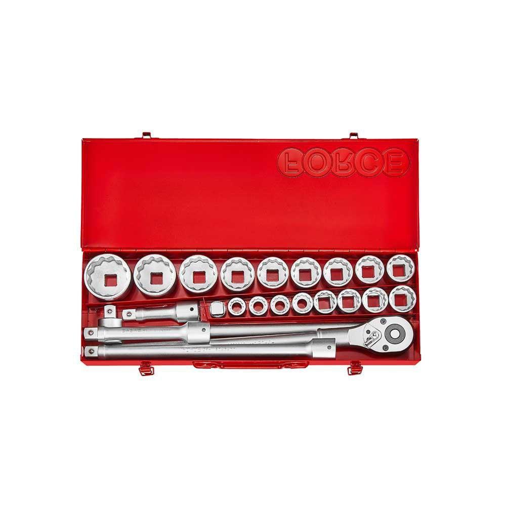23pc 3/4"DR. 12pt. Flank socket set (MM)