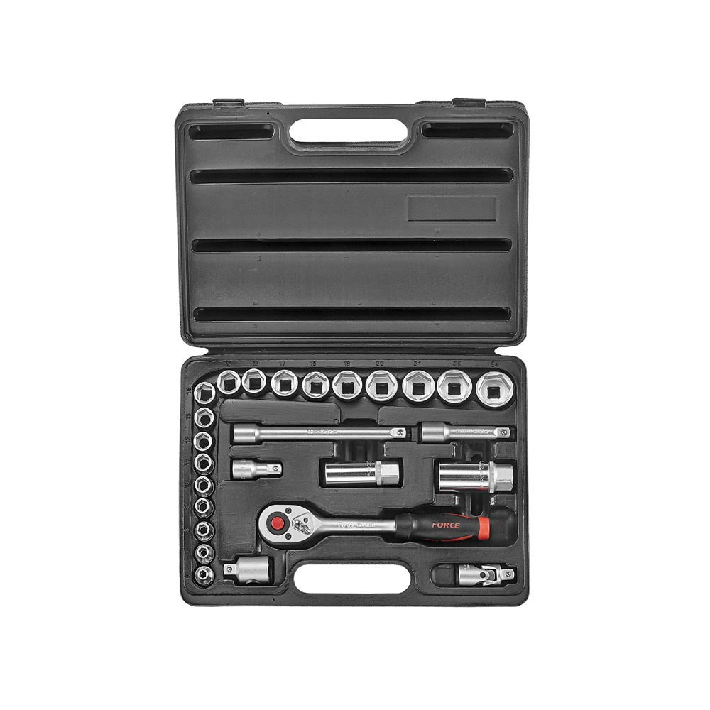 26pc 3/8" 6pt. Flank socket set