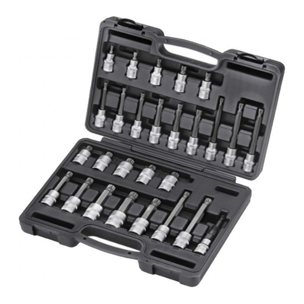 28pc 1/2" Spline socket set