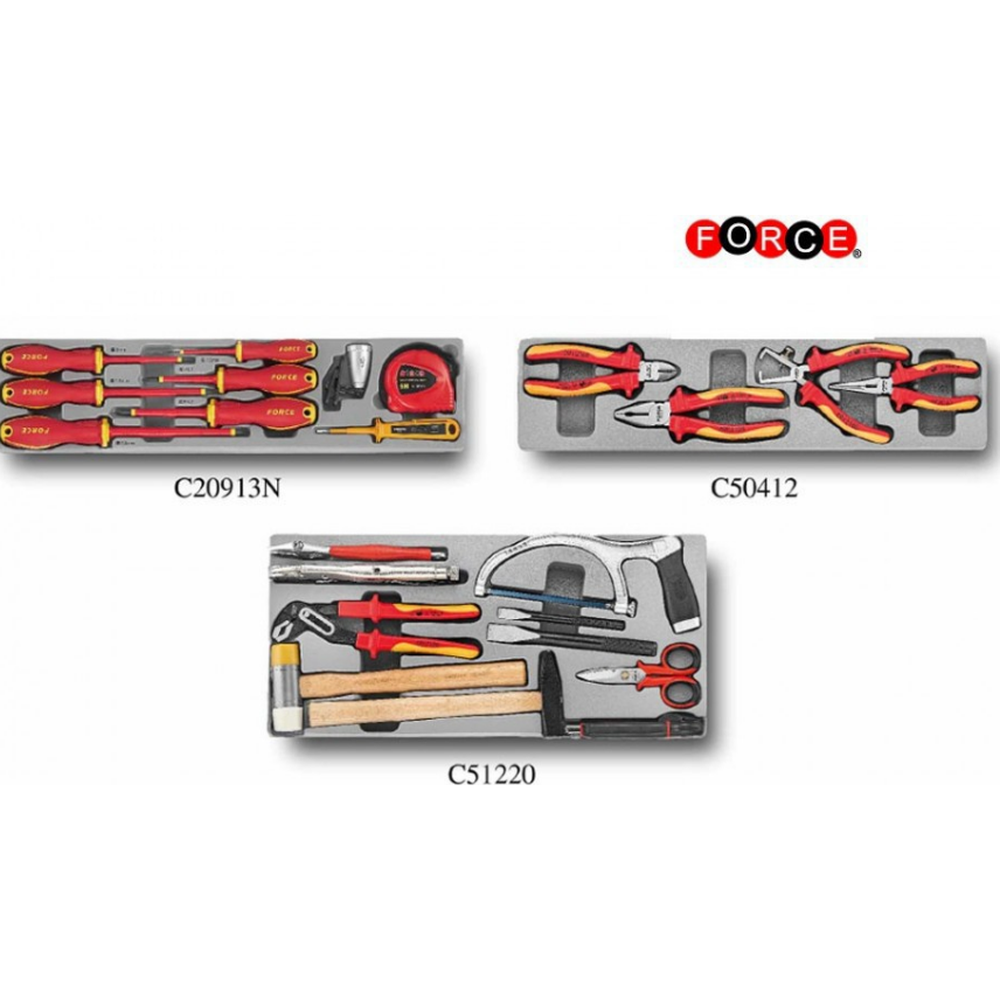 3-Tier tool chest with 25pcs tools (insulated)