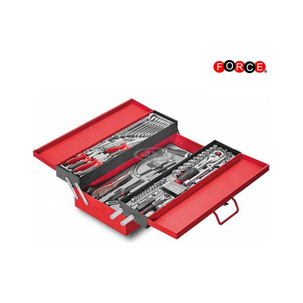 3-Tier tool chest with 76pcs tools