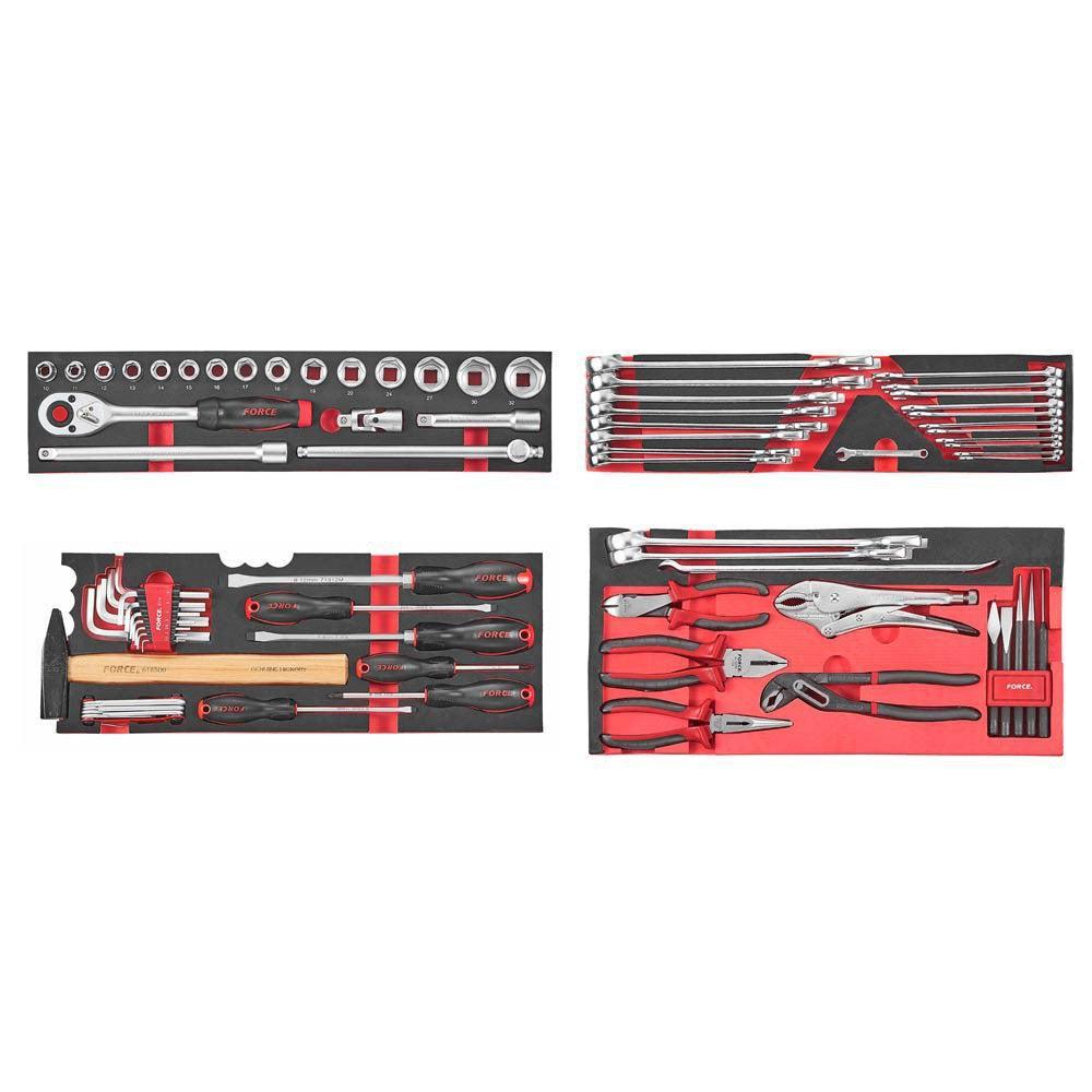 3-Tier tool chest with 80pcs tools