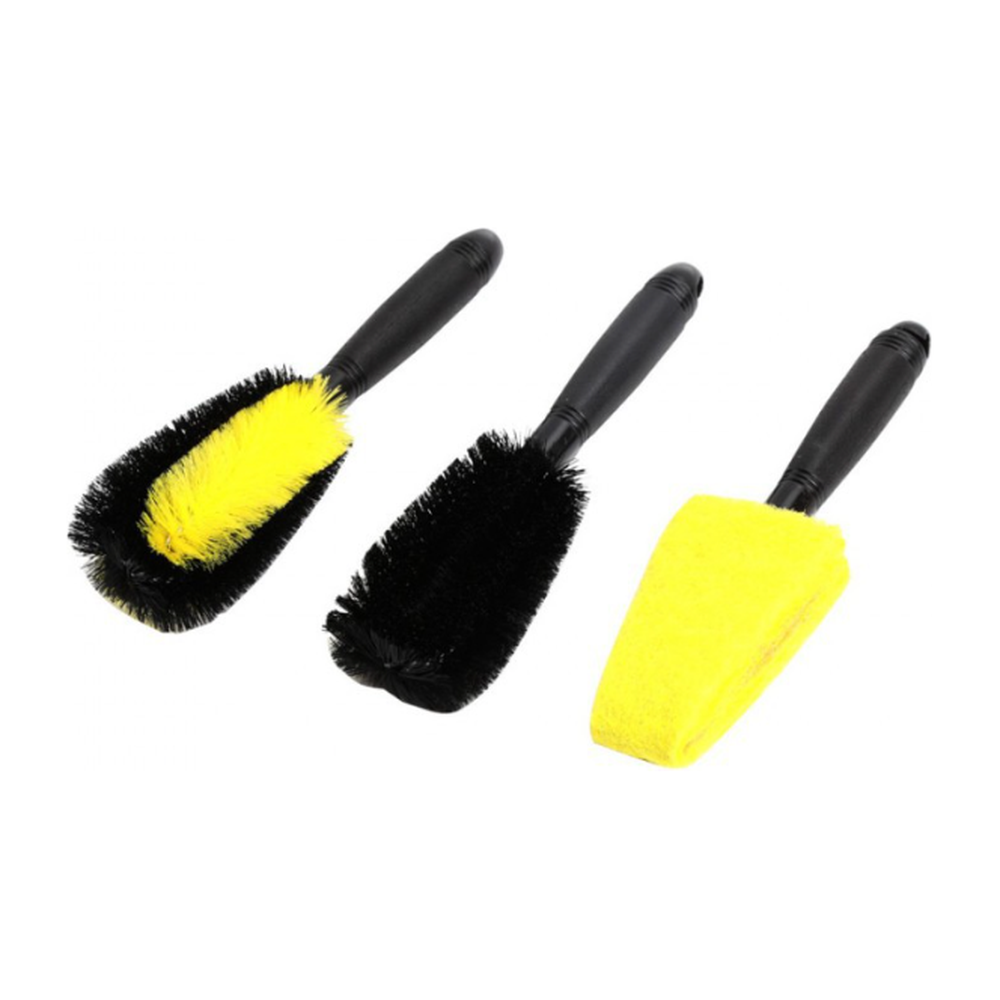 3 delig set velgenborstels