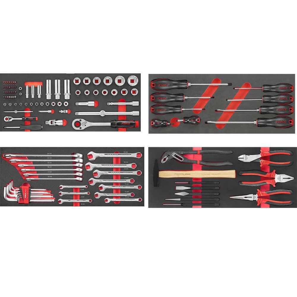 3-drawer chest with 116pcs tools (EVA)