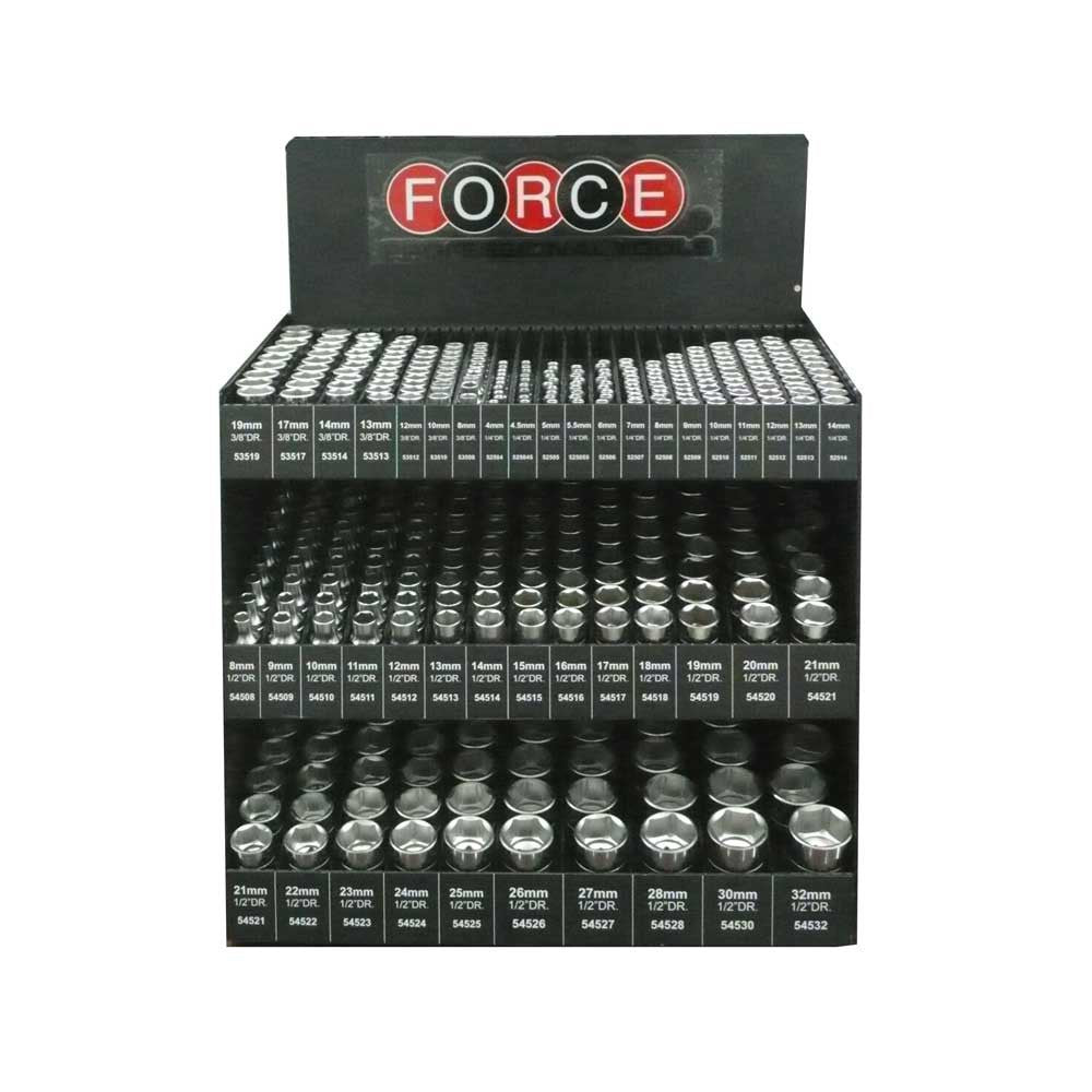 3-layer socket display shelf with 429pcs tools