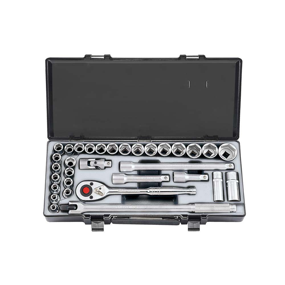 32pc 1/2" Surface drive socket set (S&M)