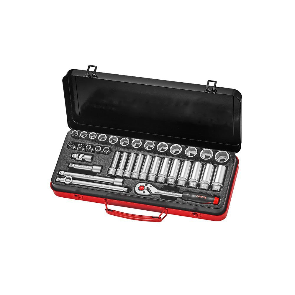 35pc 3/8"DR. 6pt. Flank socket combination set RMB