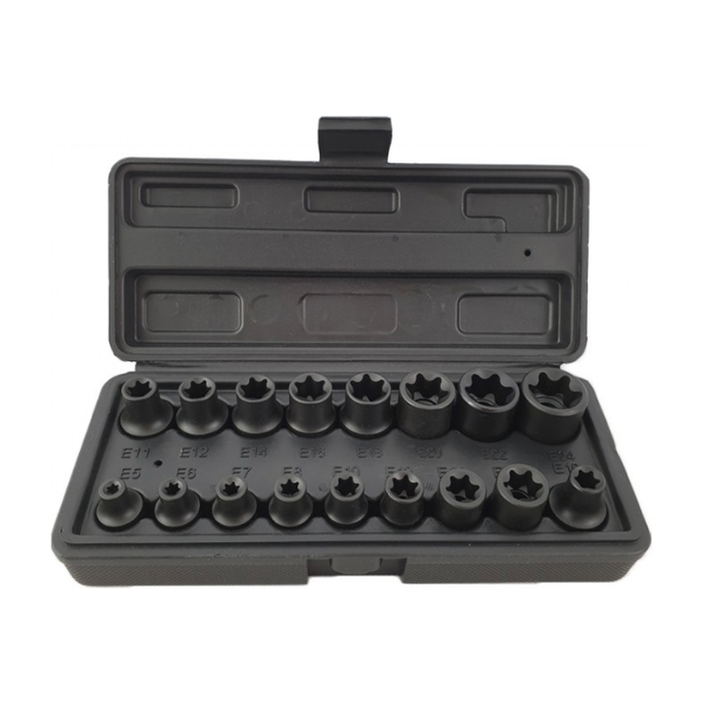 3/8'' & 1/2'' Krachtdoppen set E-Torx