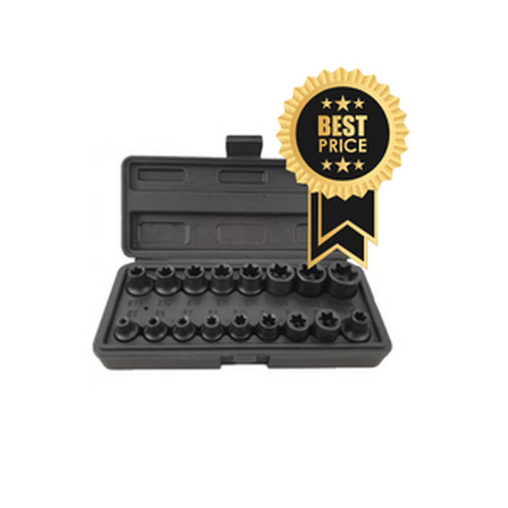 3/8'' & 1/2'' Krachtdoppen set E-Torx