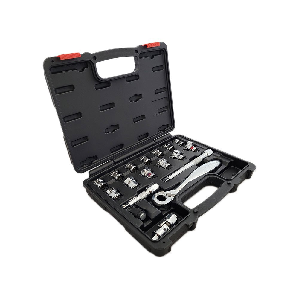 3/8'' Doppenset 18-delig