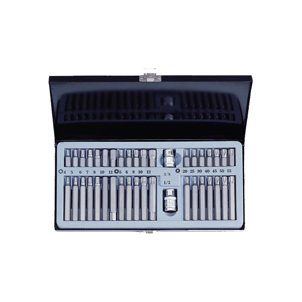 40pc 10mm Star tamperproof bit set