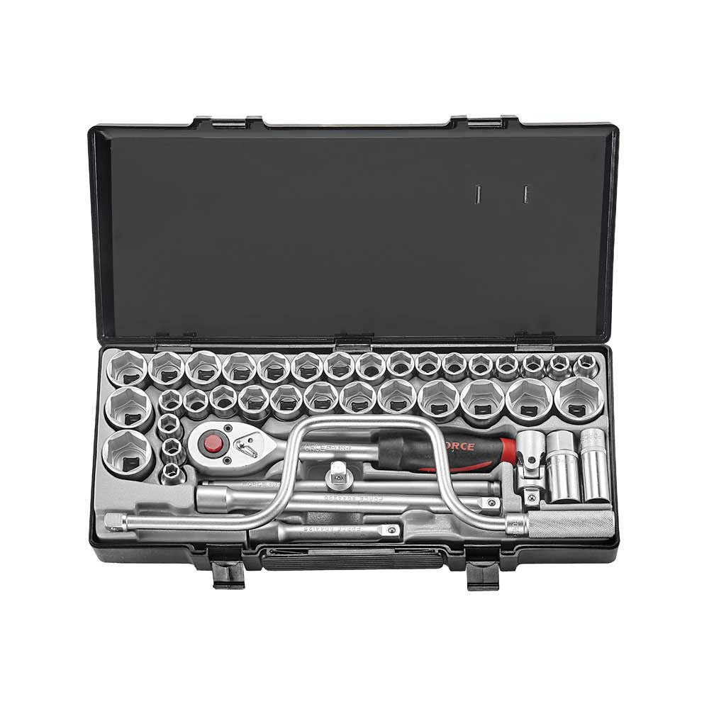 41pc 1/2" 6pt. Flank socket set (S&M)