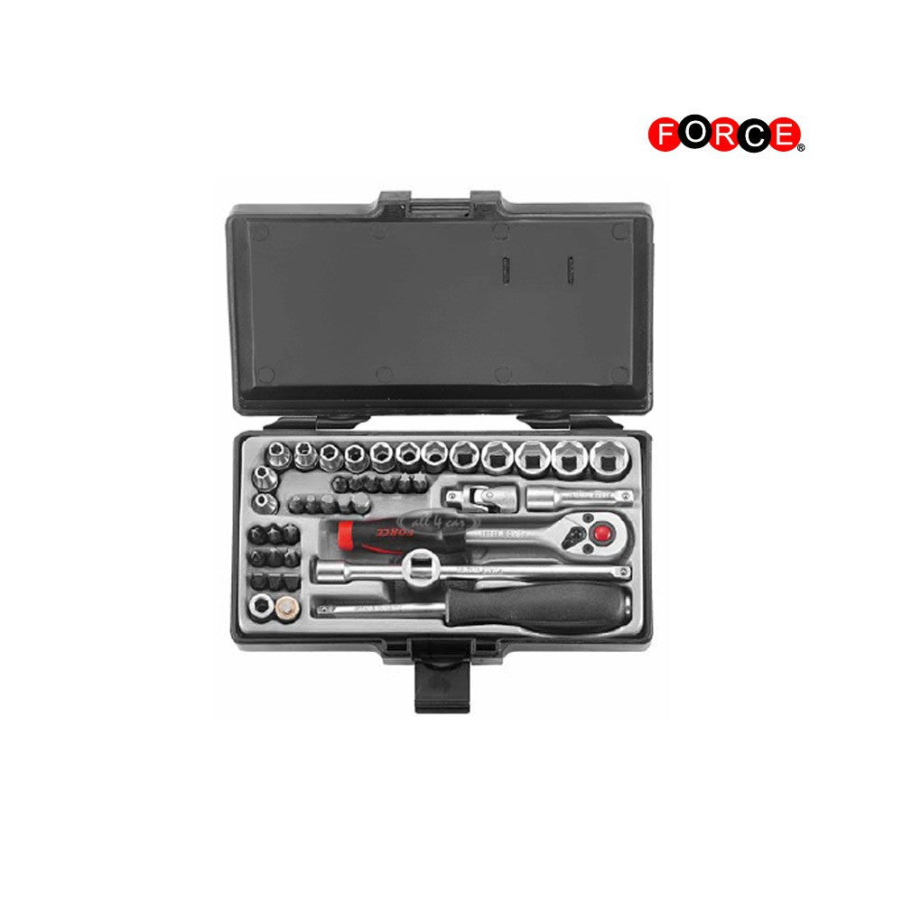 42pc 1/4" 6pt. Flank socket set (80222)