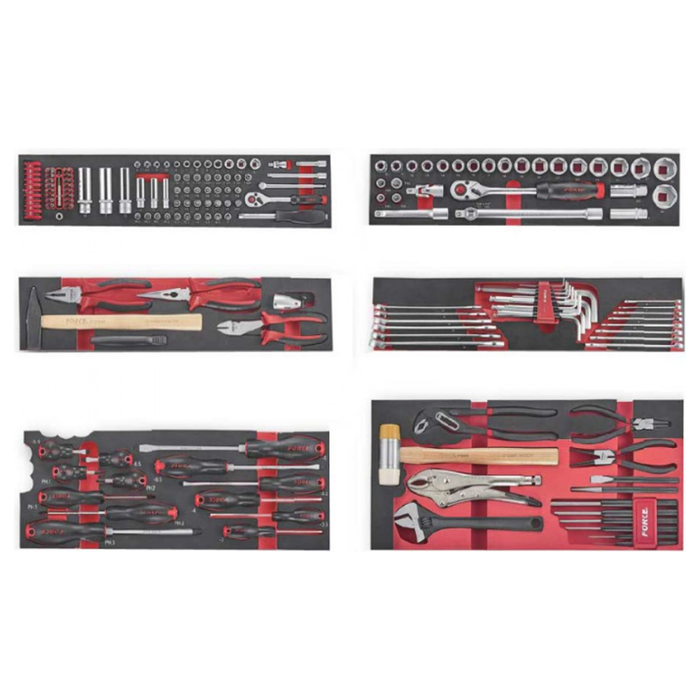 5-Tier Tool box with 187pc tools (EVA)
