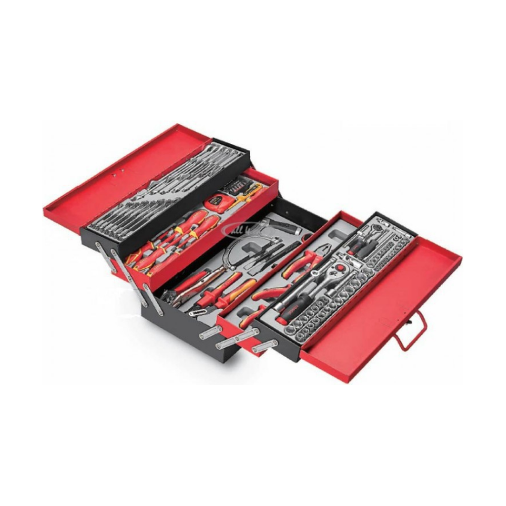 5-Tier tool chest with 110pcs tools (insulated) (S&M)
