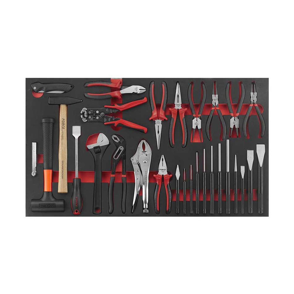 29pc Pliers and hammer chisel set (10318 EVA)
