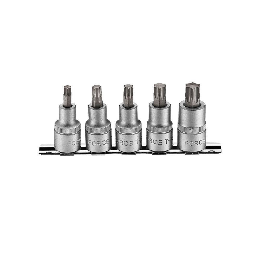5pc 1/2" star socket bit