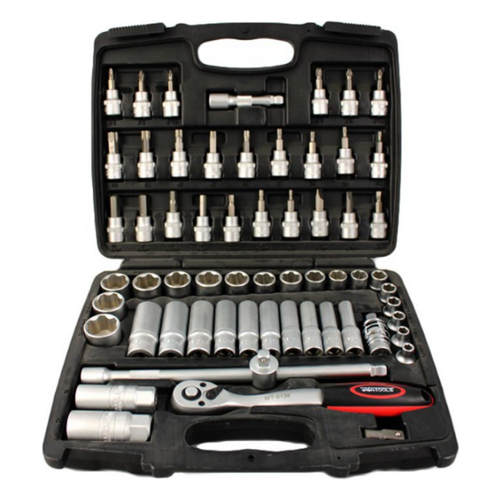 61 Delig 3/8 Doppen Set