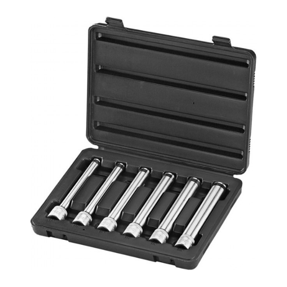 6pc 1/2" Star extra-long deep socket set