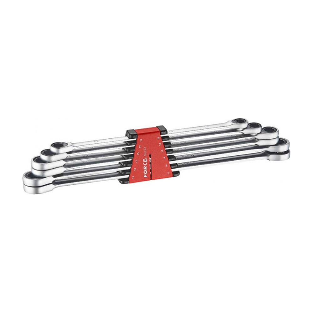 6pc Double gear flat long wrench