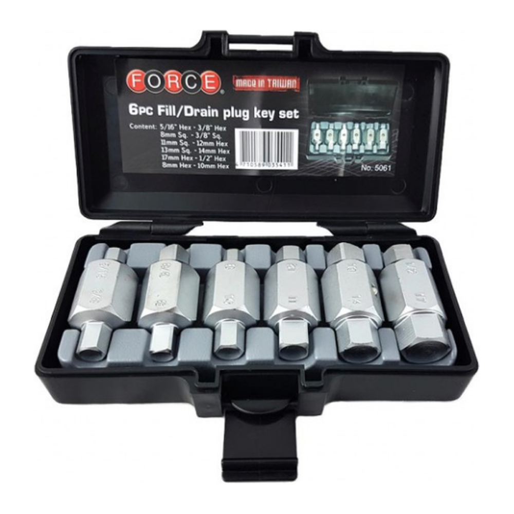 6pc Drain plug key