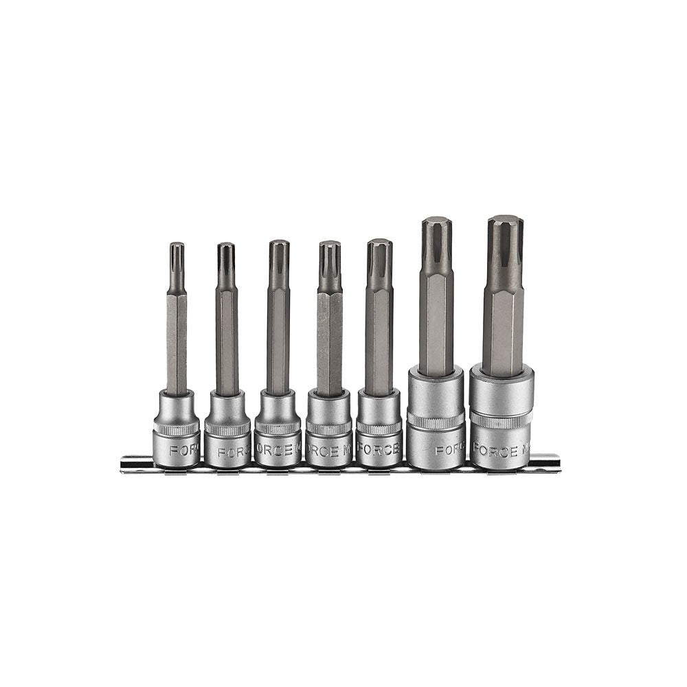 7pc 3/8"DR. & 1/2"DR. Ribe socket bit set