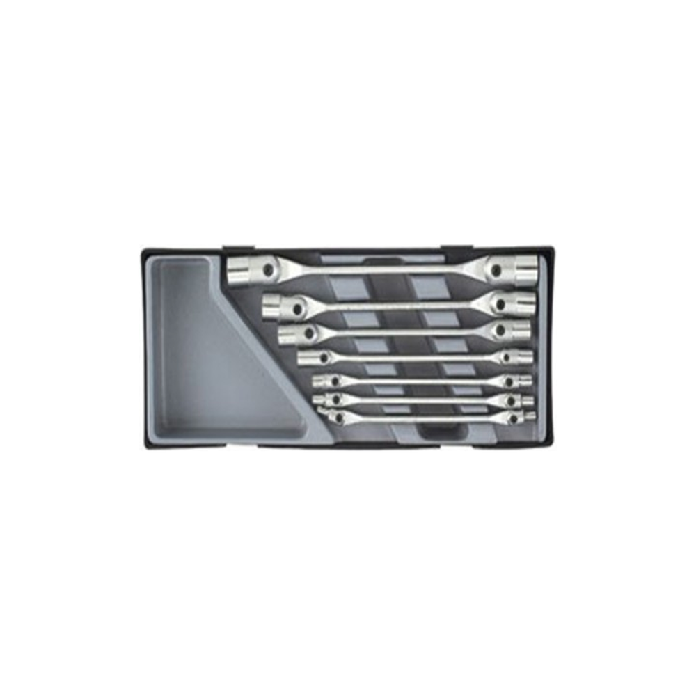 7pc Hinged socket wrench set