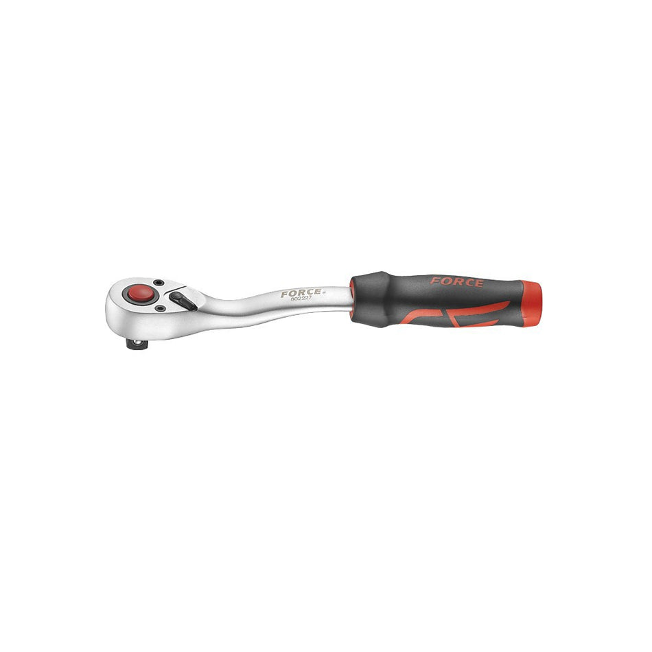 3/8"DR. Curved-shank 36th ratchet handle