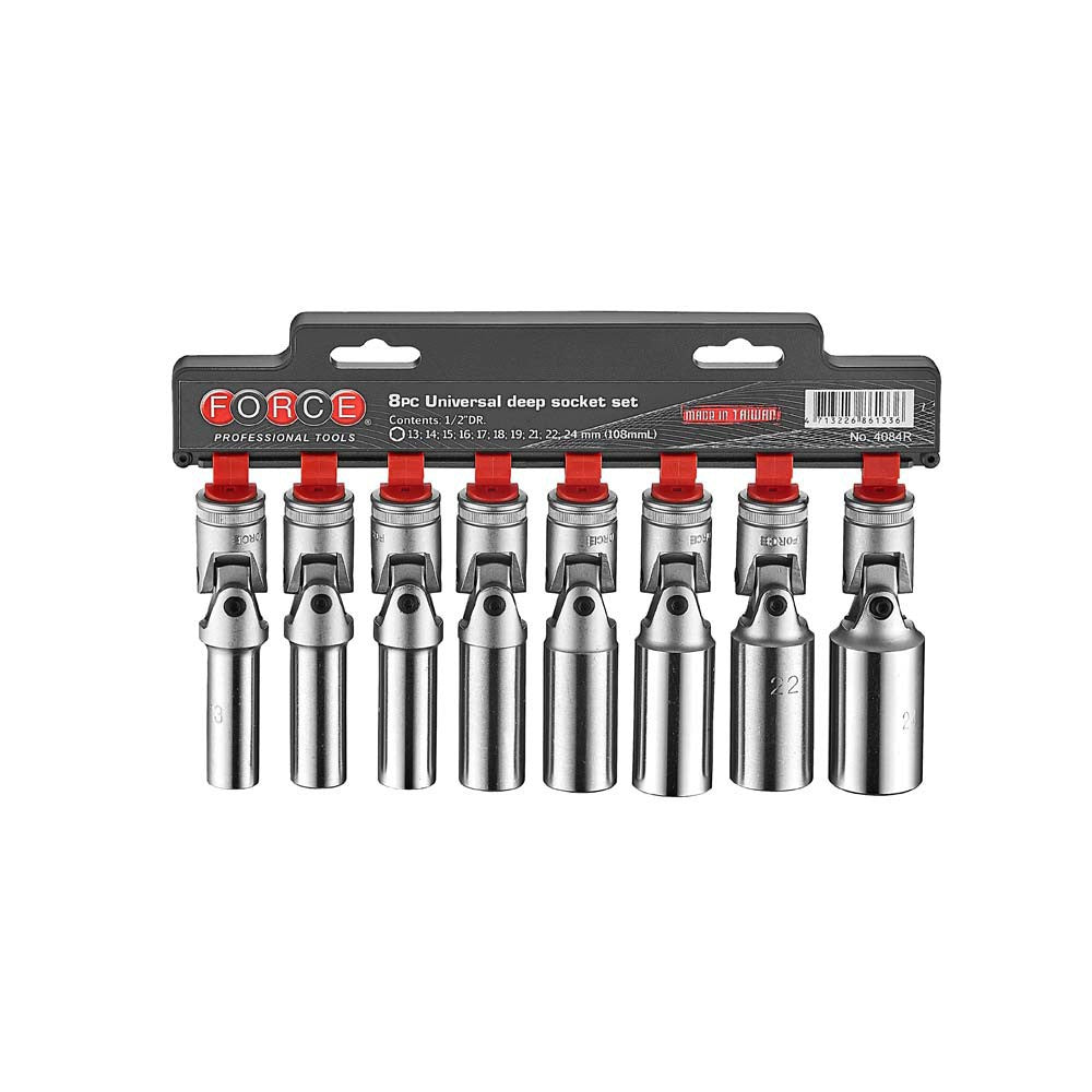 8pc 1/2"DR. Universal deep socket