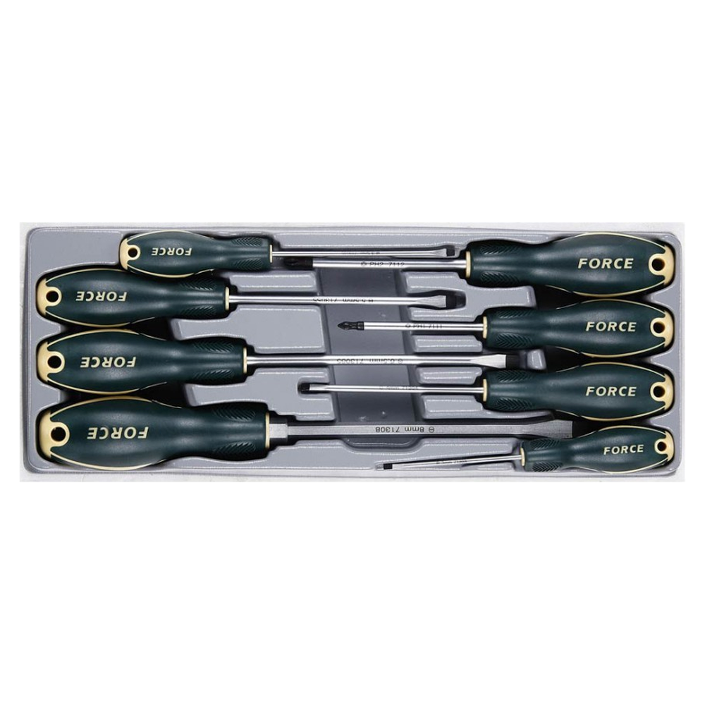 8pc Phillips & Slotted screwdriver set
