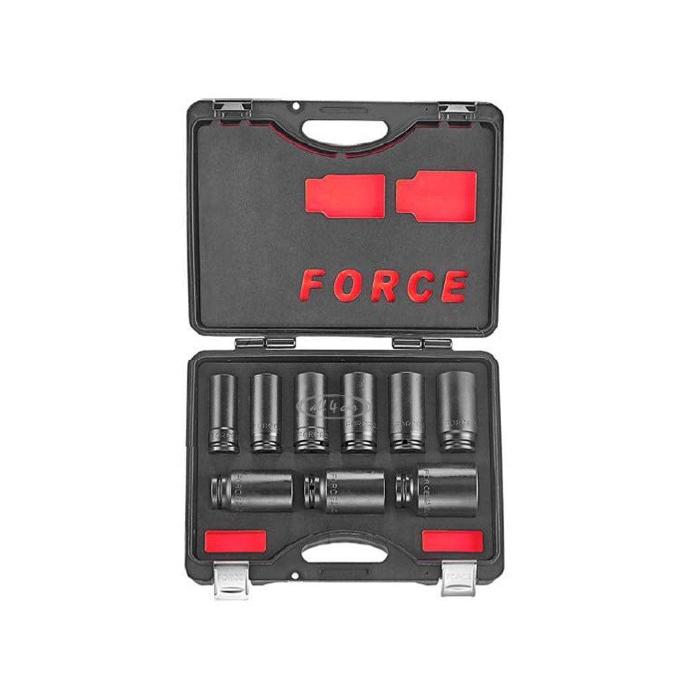 9pc 3/4"DR. 6pt. Flank deep impact socket set