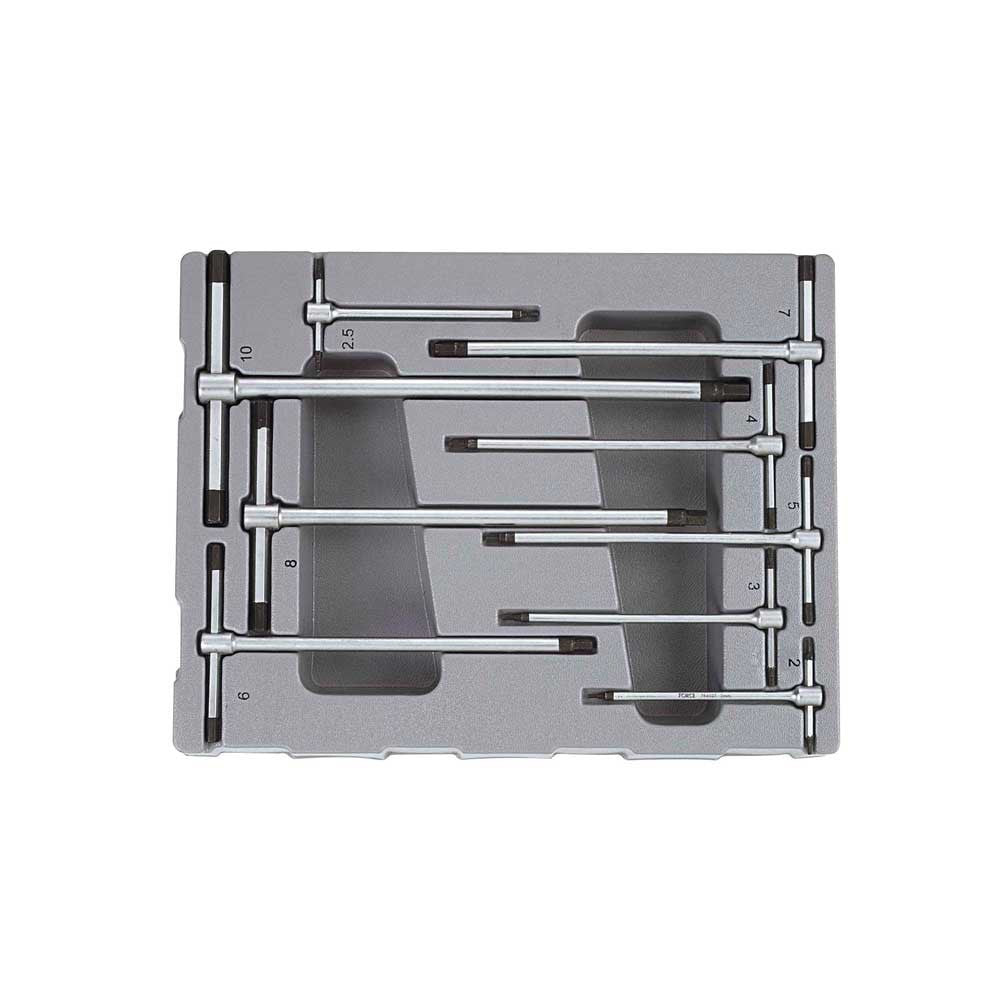 9pc T shaped hex key
