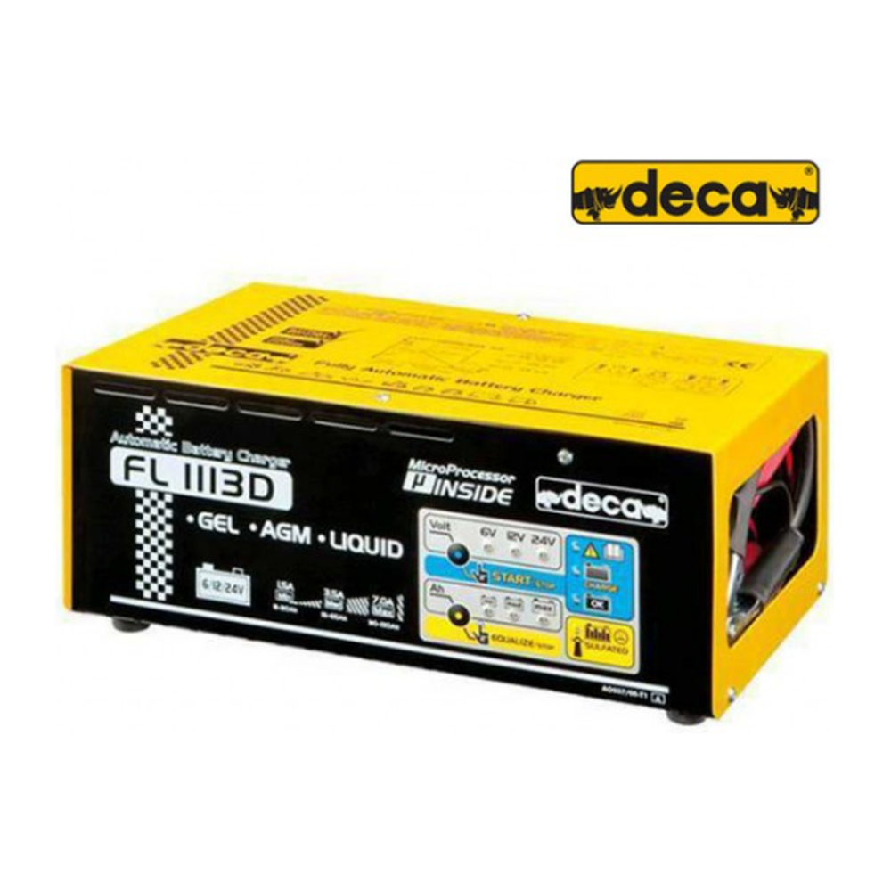 Acculader 11 Amp 6/12/24 Volt