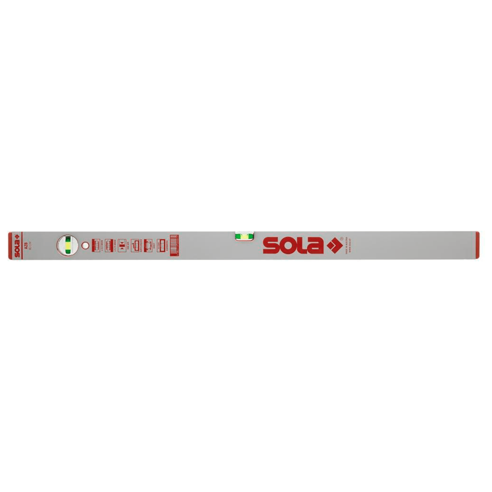 Alu blokwaterpas AZB30 30cm 2 libellen 0,50mm/m zilver