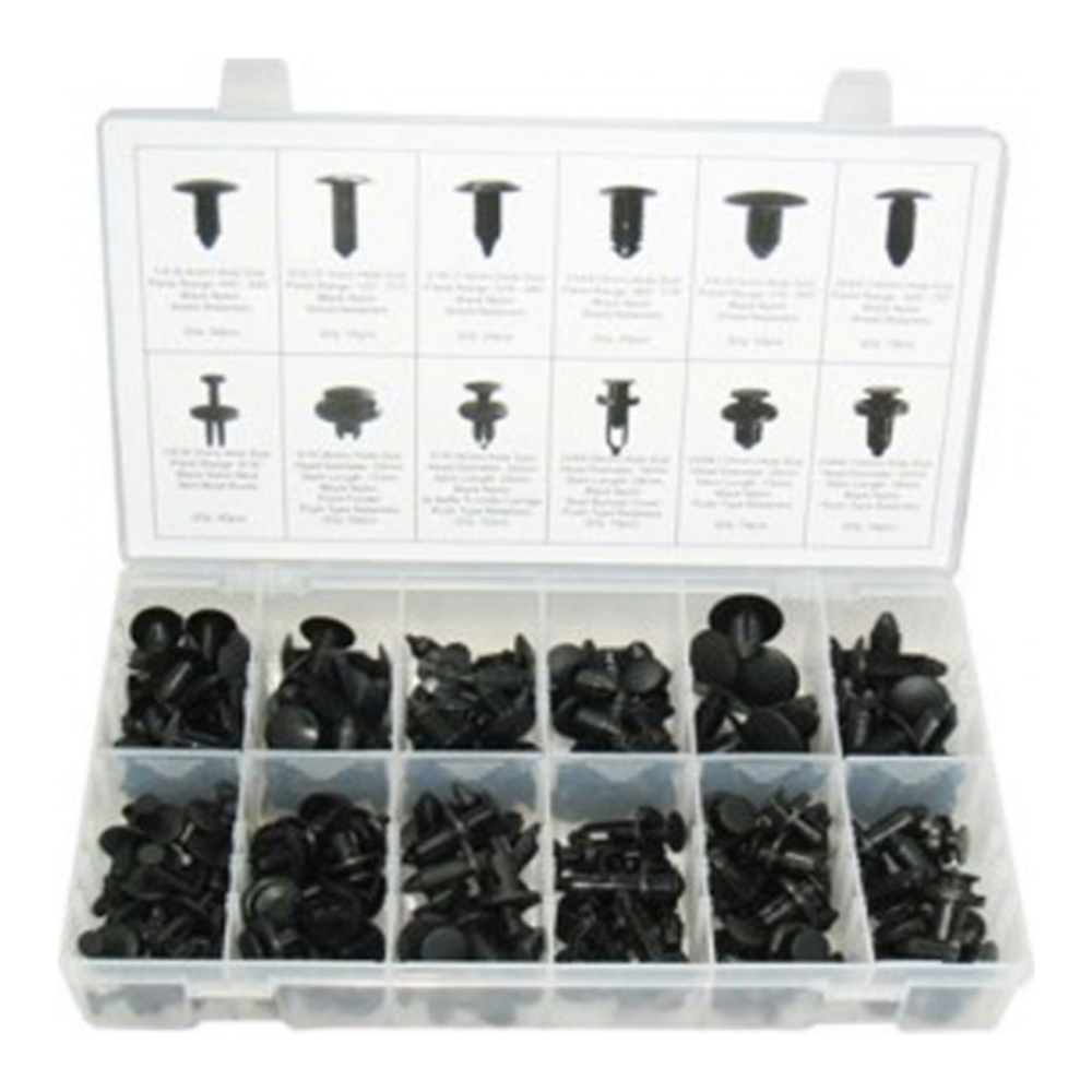 Assortiment Bekleding clips 192 pcs