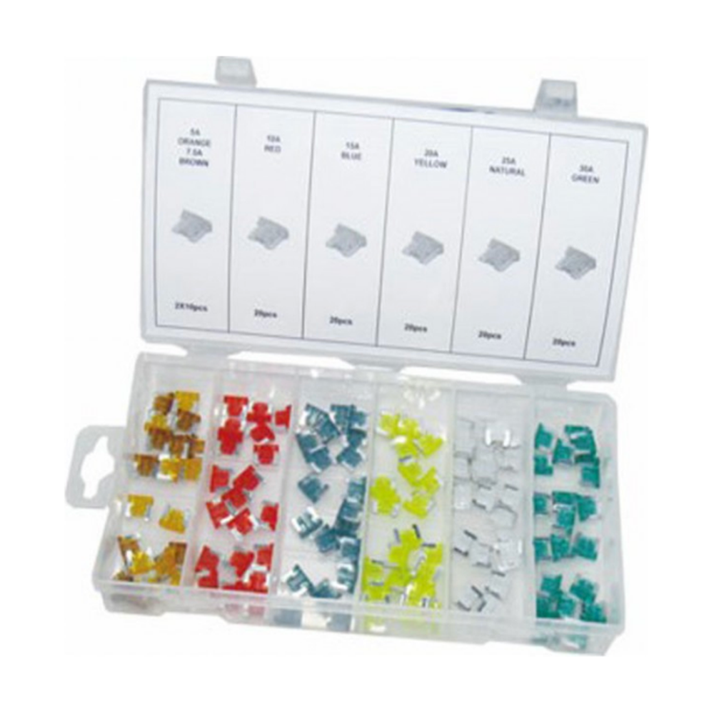 Assortiment Micro zekeringen 120 pcs