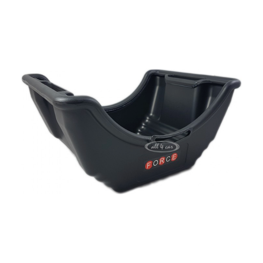 Axle oil drain tray for HGV