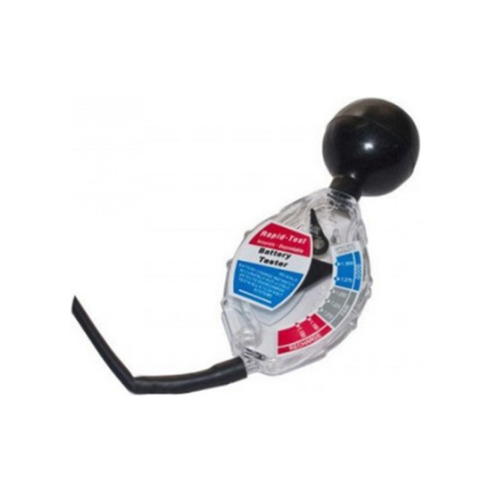 Battery hydrometer tester